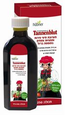 טננבלוט תערובת מיצי פירות ותמציות צמחים בתוספת ברזל 250 מ"ל הובנר maxpharm2