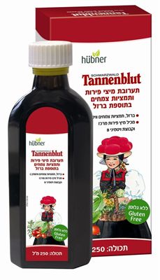 טננבלוט תערובת מיצי פירות ותמציות צמחים בתוספת ברזל 250 מ"ל הובנר maxpharm2