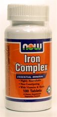 קומפלקס ברזל עדין Gentle Iron Complex NOW maxpharm2