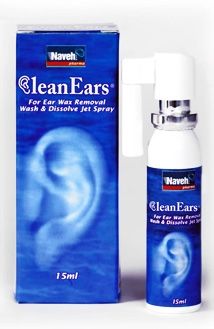 קלין אירס clean ears תרסיס להסרת שעווה באוזן maxpharm2