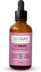 חומצה פולית טבעית 60 מ״ל אקוסאפ ecosup maxpharm2